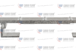 Profilé en aluminium 6/156,8 mm DS nervuré