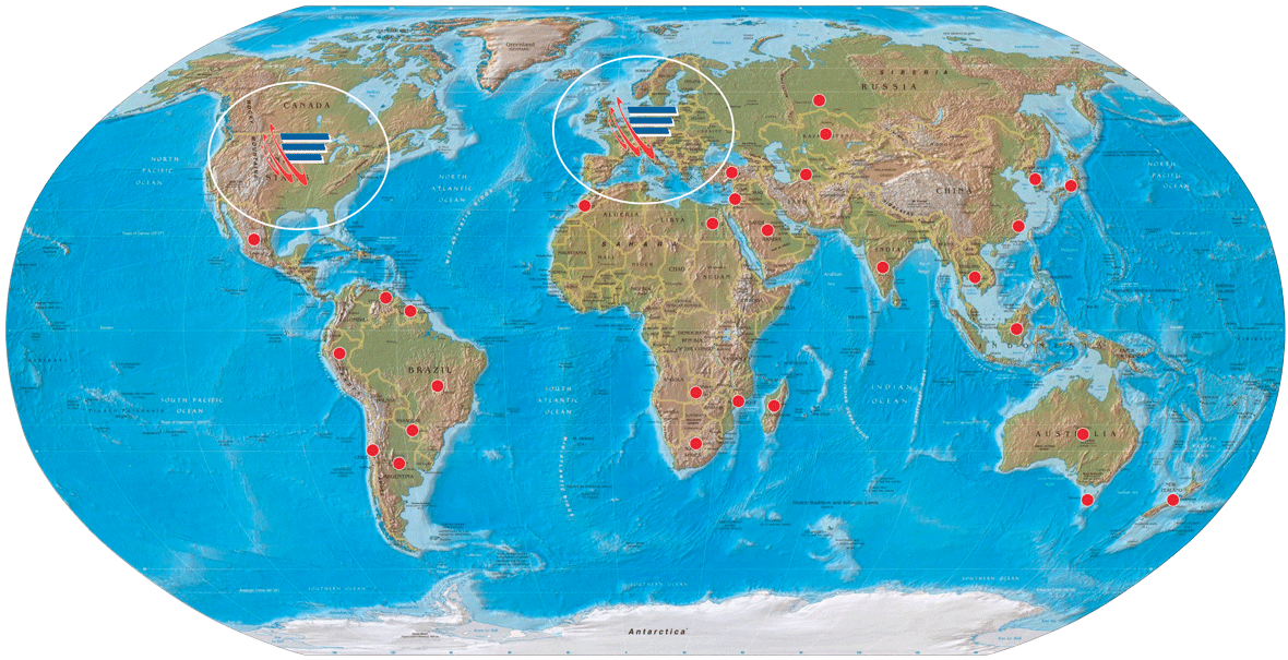 Cargo Floor wereldbol